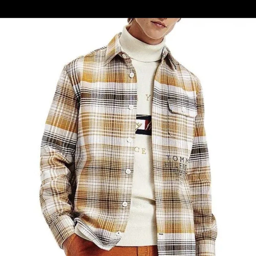 Tommy Hilfiger Plaid Button Up